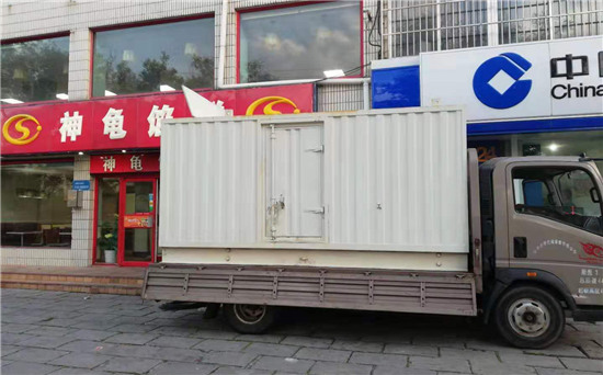 农安出租发电机施工案例